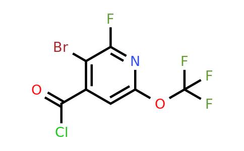 1803622-28-7 | 3-Bromo-2-fluoro-6-(trifluoromethoxy)pyridine-4-carbonyl chloride