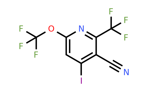 1803649-57-1 | 3-Cyano-4-iodo-6-(trifluoromethoxy)-2-(trifluoromethyl)pyridine