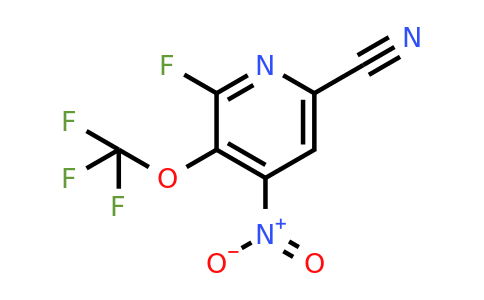1803653-44-2 | 6-Cyano-2-fluoro-4-nitro-3-(trifluoromethoxy)pyridine