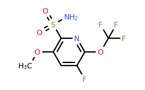 1803679-58-4 | 3-Fluoro-5-methoxy-2-(trifluoromethoxy)pyridine-6-sulfonamide