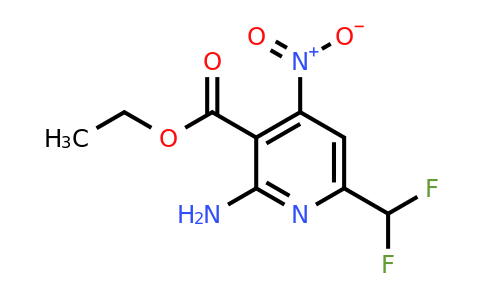1803684-55-0 | Ethyl 2-amino-6-(difluoromethyl)-4-nitropyridine-3-carboxylate