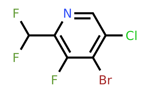 1803687-53-7 | 4-Bromo-5-chloro-2-(difluoromethyl)-3-fluoropyridine