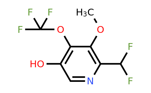 1803695-56-8 | 2-(Difluoromethyl)-5-hydroxy-3-methoxy-4-(trifluoromethoxy)pyridine