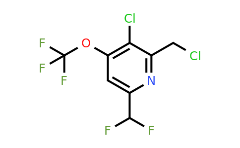 1803699-54-8 | 3-Chloro-2-(chloromethyl)-6-(difluoromethyl)-4-(trifluoromethoxy)pyridine