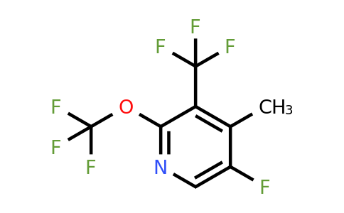1803701-90-7 | 5-Fluoro-4-methyl-2-(trifluoromethoxy)-3-(trifluoromethyl)pyridine