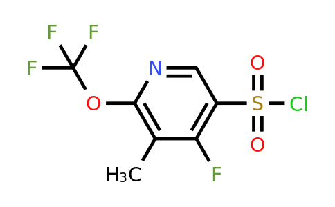 1803703-74-3 | 4-Fluoro-3-methyl-2-(trifluoromethoxy)pyridine-5-sulfonyl chloride