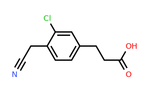 1803714-17-1 | 4-(2-Carboxyethyl)-2-chlorophenylacetonitrile