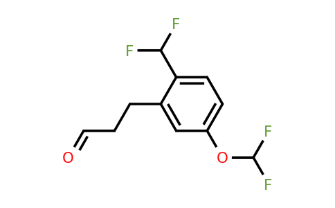 1803720-03-7 | 3-(5-(Difluoromethoxy)-2-(difluoromethyl)phenyl)propanal