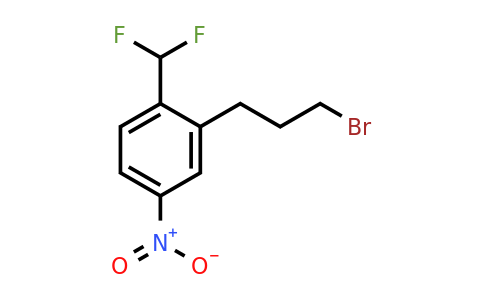1803723-48-9 | 2-(3-Bromopropyl)-4-nitrobenzodifluoride