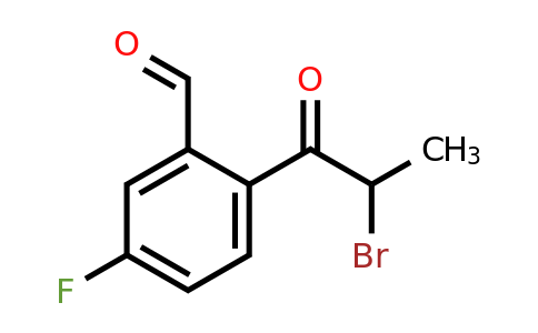 1803728-65-5 | 2-(2-Bromopropanoyl)-5-fluorobenzaldehyde