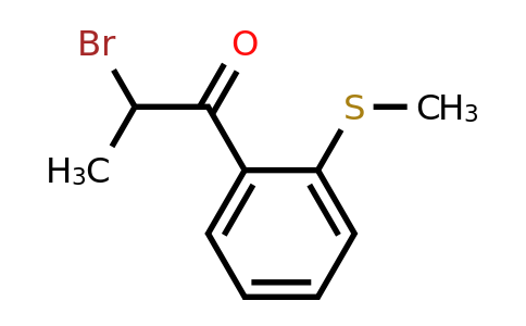 1803745-72-3 | 2-Bromo-1-(2-(methylthio)phenyl)propan-1-one