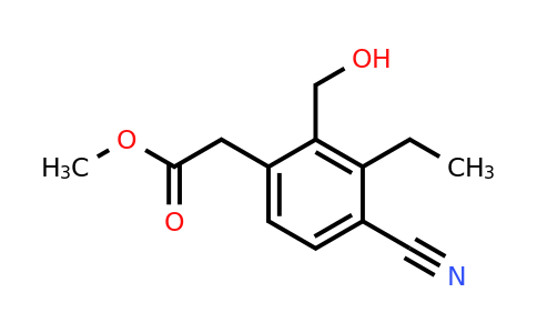 1803747-57-0 | Methyl 4-cyano-3-ethyl-2-(hydroxymethyl)phenylacetate