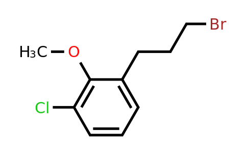 1803758-35-1 | 2-(3-Bromopropyl)-6-chloroanisole