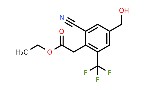 1803762-73-3 | Ethyl 2-cyano-4-hydroxymethyl-6-(trifluoromethyl)phenylacetate