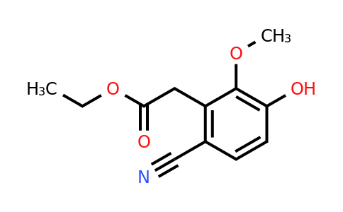 1803773-05-8 | Ethyl 6-cyano-3-hydroxy-2-methoxyphenylacetate