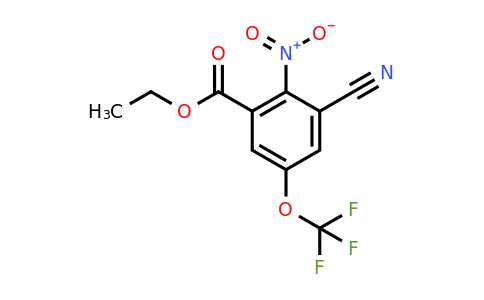 1803780-45-1 | Ethyl 3-cyano-2-nitro-5-(trifluoromethoxy)benzoate