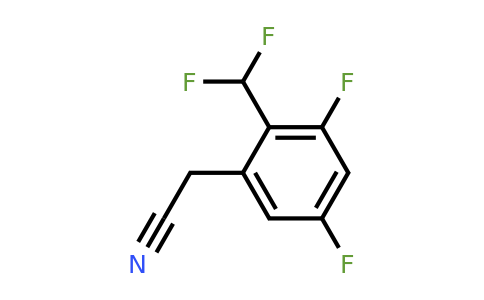 1803820-72-5 | 3,5-Difluoro-2-(difluoromethyl)phenylacetonitrile