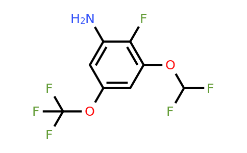 1803824-42-1 | 3-Difluoromethoxy-2-fluoro-5-(trifluoromethoxy)aniline