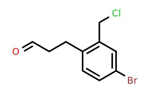 1803840-45-0 | 3-(4-Bromo-2-(chloromethyl)phenyl)propanal