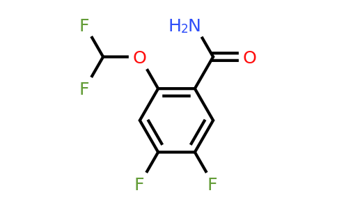 1803848-92-1 | 4,5-Difluoro-2-(difluoromethoxy)benzamide