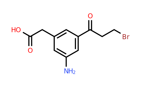 1803863-28-6 | 3-Amino-5-(3-bromopropanoyl)phenylacetic acid
