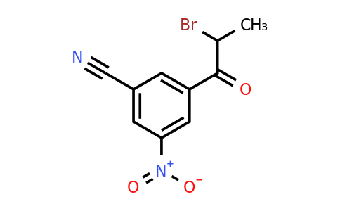 1803868-95-2 | 3-(2-Bromopropanoyl)-5-nitrobenzonitrile