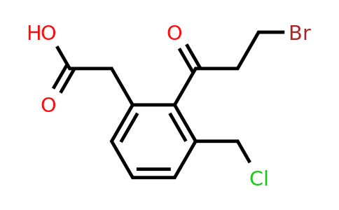 1803870-55-4 | 2-(3-Bromopropanoyl)-3-(chloromethyl)phenylacetic acid
