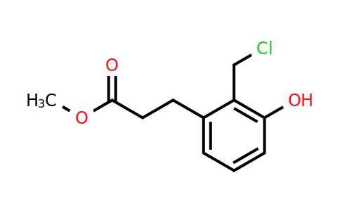 1803872-16-3 | Methyl 2-(chloromethyl)-3-hydroxyphenylpropanoate