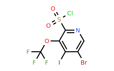 1803903-20-9 | 5-Bromo-4-iodo-3-(trifluoromethoxy)pyridine-2-sulfonyl chloride