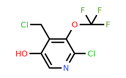 1803907-32-5 | 2-Chloro-4-(chloromethyl)-5-hydroxy-3-(trifluoromethoxy)pyridine