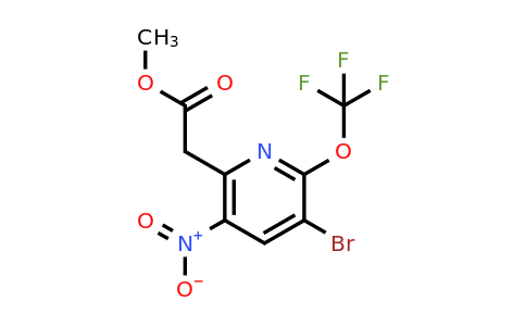 1803914-48-8 | Methyl 3-bromo-5-nitro-2-(trifluoromethoxy)pyridine-6-acetate