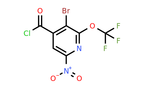 1803914-88-6 | 3-Bromo-6-nitro-2-(trifluoromethoxy)pyridine-4-carbonyl chloride