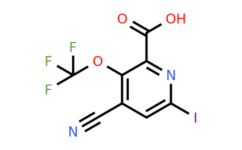 1803921-59-6 | 4-Cyano-6-iodo-3-(trifluoromethoxy)pyridine-2-carboxylic acid