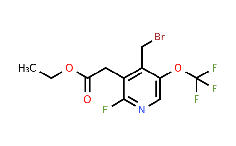 1803943-85-2 | Ethyl 4-(bromomethyl)-2-fluoro-5-(trifluoromethoxy)pyridine-3-acetate