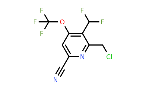 1803947-39-8 | 2-(Chloromethyl)-6-cyano-3-(difluoromethyl)-4-(trifluoromethoxy)pyridine