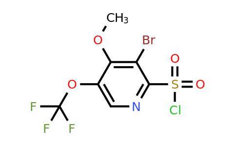 1803947-42-3 | 3-Bromo-4-methoxy-5-(trifluoromethoxy)pyridine-2-sulfonyl chloride