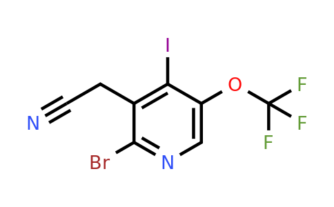 1803947-48-9 | 2-Bromo-4-iodo-5-(trifluoromethoxy)pyridine-3-acetonitrile