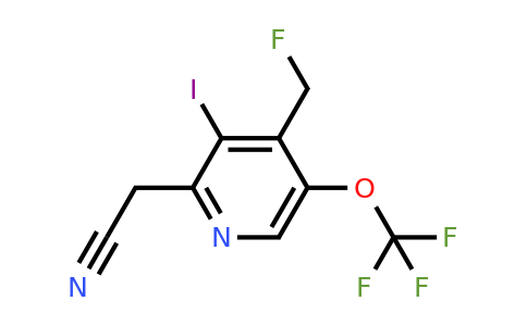 1803965-98-1 | 4-(Fluoromethyl)-3-iodo-5-(trifluoromethoxy)pyridine-2-acetonitrile