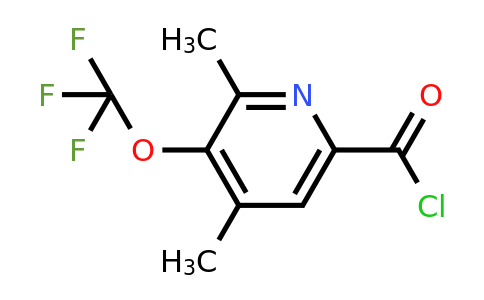 1803973-37-6 | 2,4-Dimethyl-3-(trifluoromethoxy)pyridine-6-carbonyl chloride