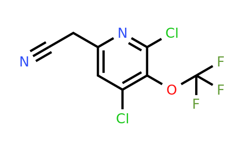 1803975-93-0 | 2,4-Dichloro-3-(trifluoromethoxy)pyridine-6-acetonitrile