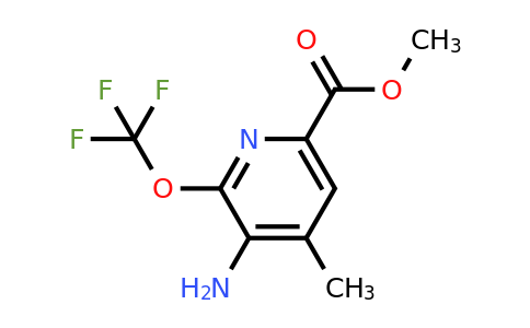 1803984-03-3 | Methyl 3-amino-4-methyl-2-(trifluoromethoxy)pyridine-6-carboxylate