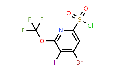 1803995-28-9 | 4-Bromo-3-iodo-2-(trifluoromethoxy)pyridine-6-sulfonyl chloride