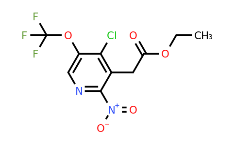 1803997-43-4 | Ethyl 4-chloro-2-nitro-5-(trifluoromethoxy)pyridine-3-acetate