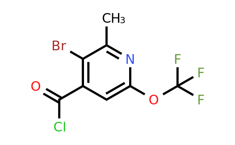 1804001-95-3 | 3-Bromo-2-methyl-6-(trifluoromethoxy)pyridine-4-carbonyl chloride