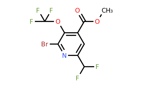 1804008-02-3 | Methyl 2-bromo-6-(difluoromethyl)-3-(trifluoromethoxy)pyridine-4-carboxylate