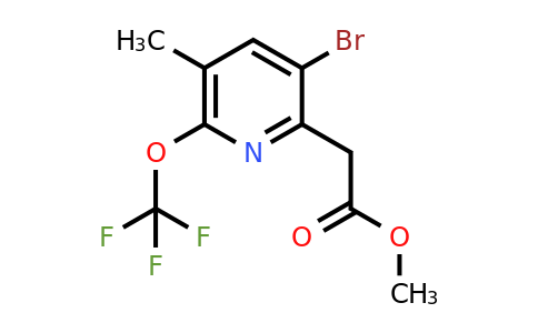 1804008-41-0 | Methyl 3-bromo-5-methyl-6-(trifluoromethoxy)pyridine-2-acetate
