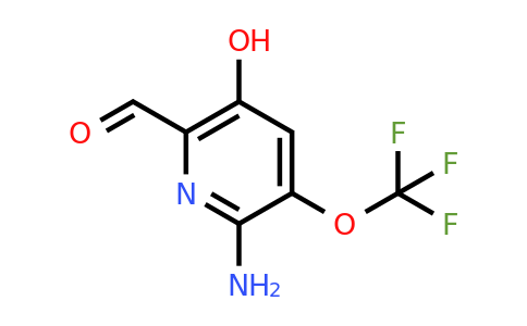 1804019-04-2 | 2-Amino-5-hydroxy-3-(trifluoromethoxy)pyridine-6-carboxaldehyde