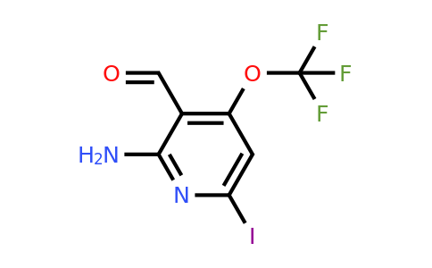 1804027-15-3 | 2-Amino-6-iodo-4-(trifluoromethoxy)pyridine-3-carboxaldehyde