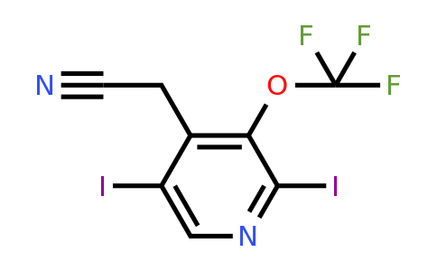 1804030-02-1 | 2,5-Diiodo-3-(trifluoromethoxy)pyridine-4-acetonitrile