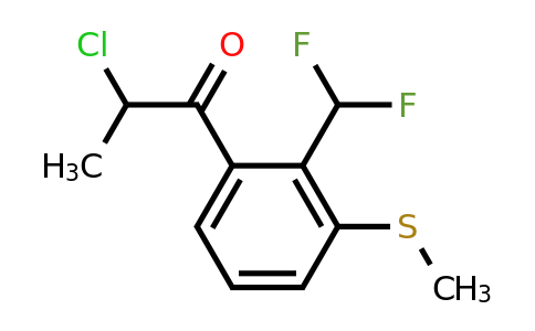 1804035-08-2 | 2-Chloro-1-(2-(difluoromethyl)-3-(methylthio)phenyl)propan-1-one